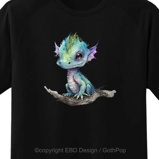 Baby Dragon Aqua  T Shirt and More