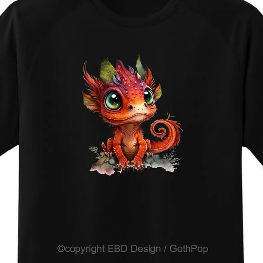 Baby Dragon Flame T Shirt and More