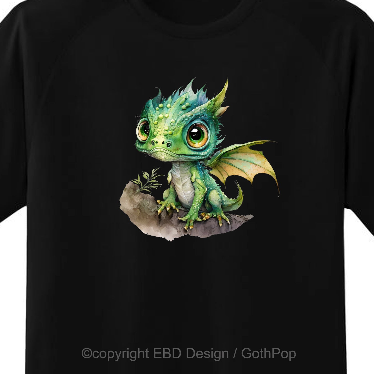 Baby Dragon Green T Shirt and More