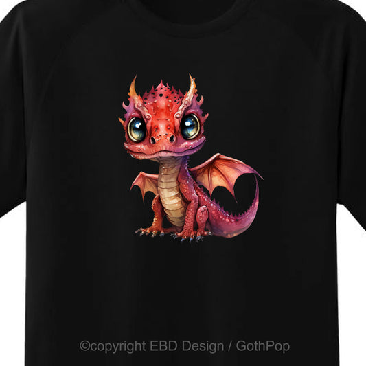 Baby Dragon Red T Shirt and More