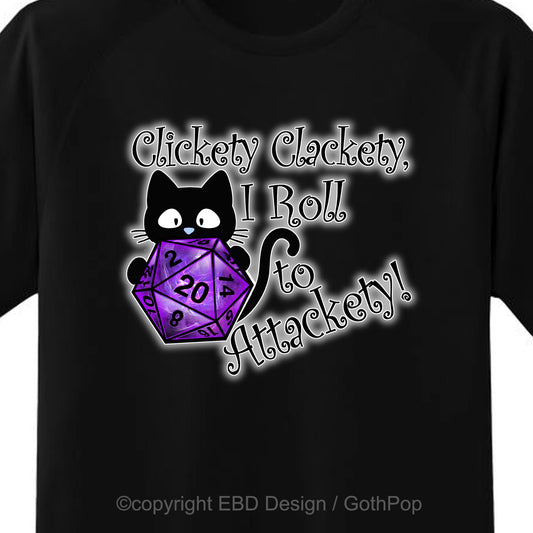Clickety Clackety PURPLE T Shirt and More