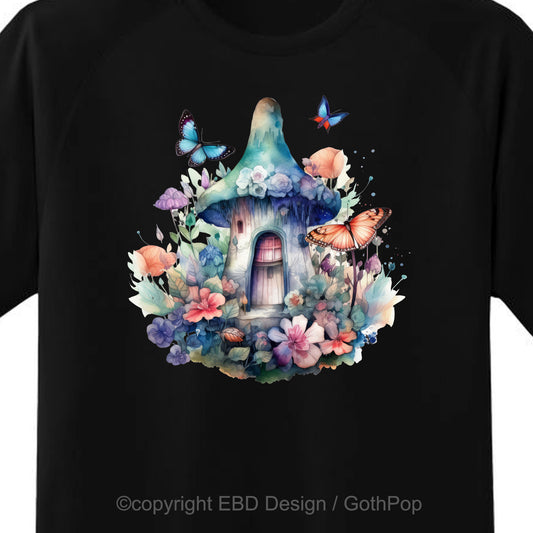 Cottagecore Mushroom Hut T Shirt and More