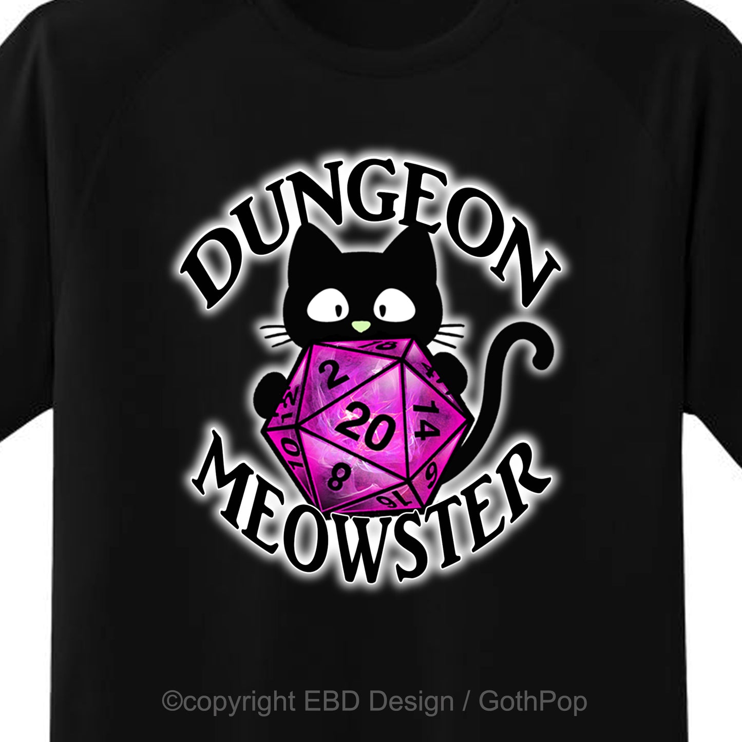 Dungeon Meowster PINK T Shirt and More