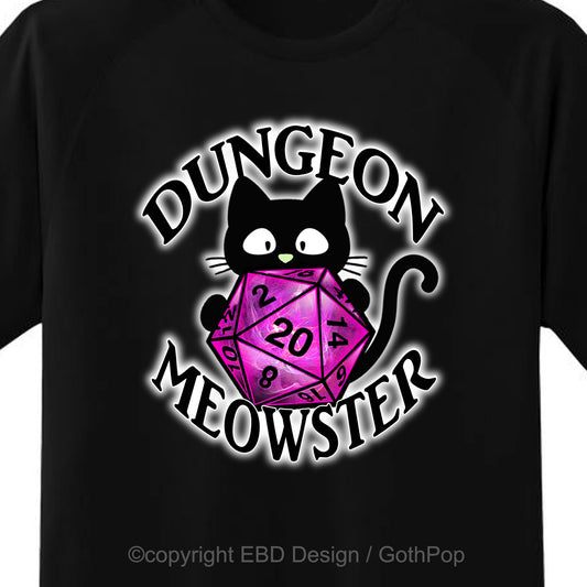 Dungeon Meowster PINK T Shirt and More