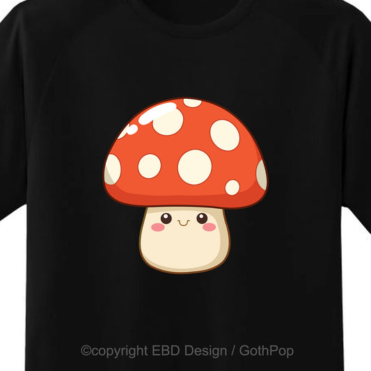 Cottagecore Happy Mushroom T Shirt and More
