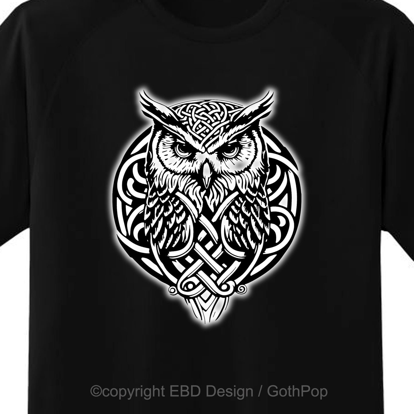 Knotwork Owl T Shirt and More