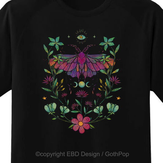 Luna Moth and Triple Moon T Shirt and More