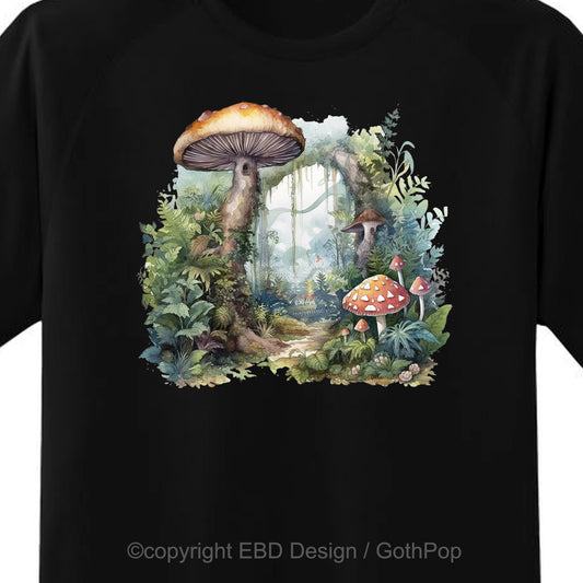 Cottagecore Mushroom Forest T Shirt and More