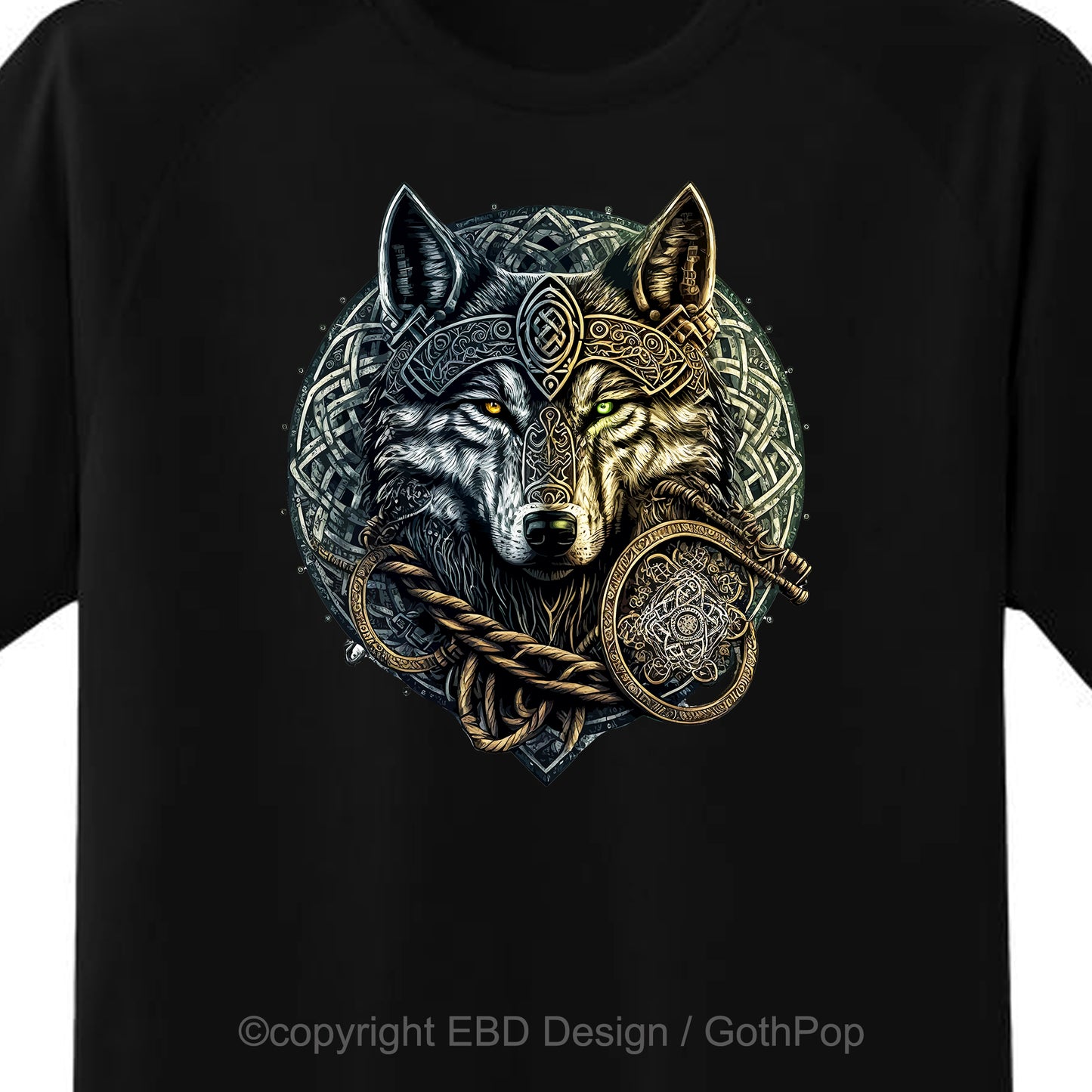 Nordic Wolf T Shirt and More