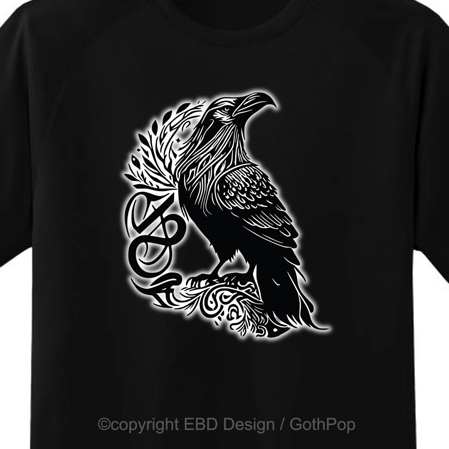 Raven Swirls T Shirt and More