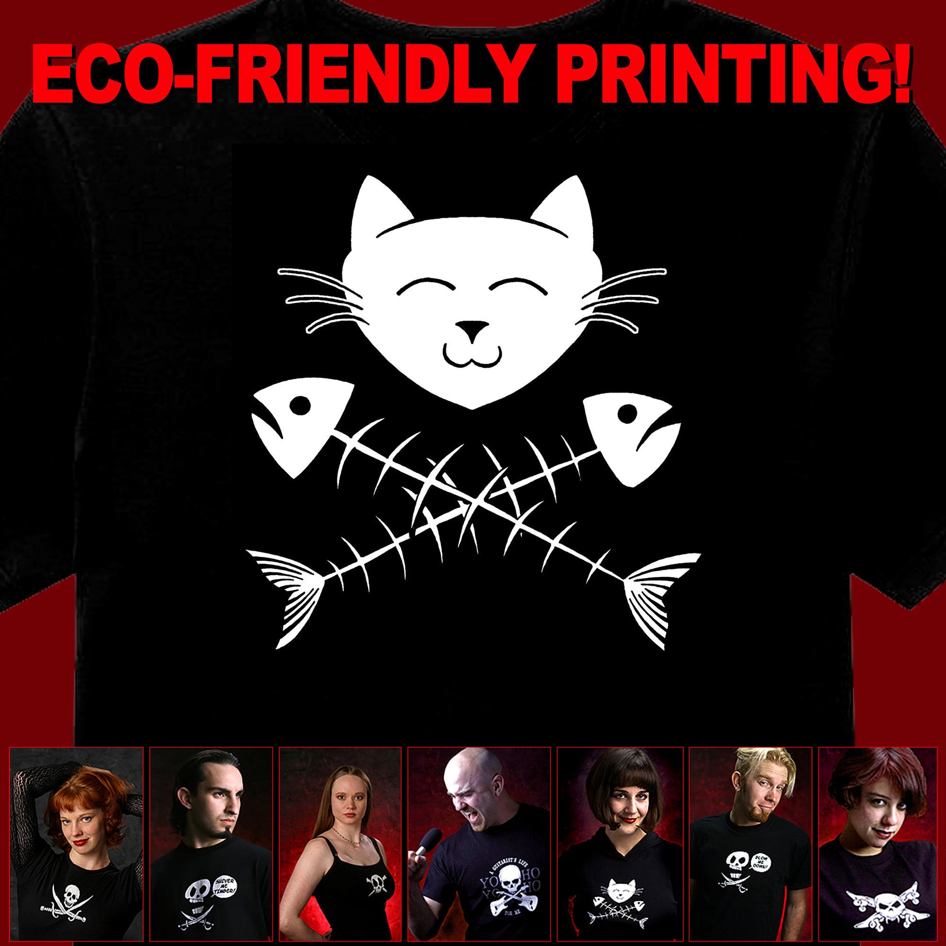 Pirate Shirt, Skull Shirt, Pirate T-shirt, Pirate Gift,Pirate Kitty Cat