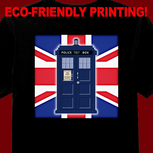 Police Box T Shirt, Police Call Box Shirt, Police Box T-shirt, British Gift, Police Box