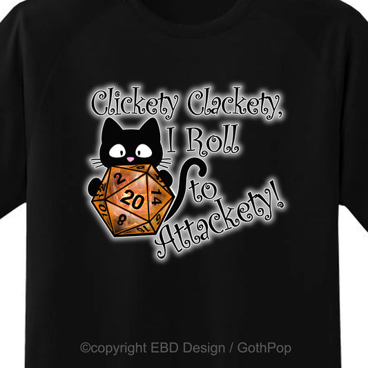 Clickety Clackety FLAME T Shirt and More