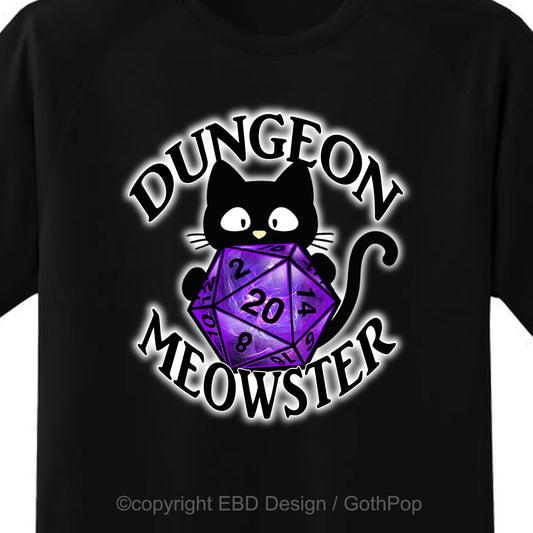 Dungeon Meowster PURPLE T Shirt and More