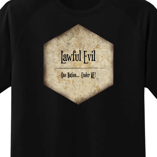 Lawful Evil Alignment T Shirt and More