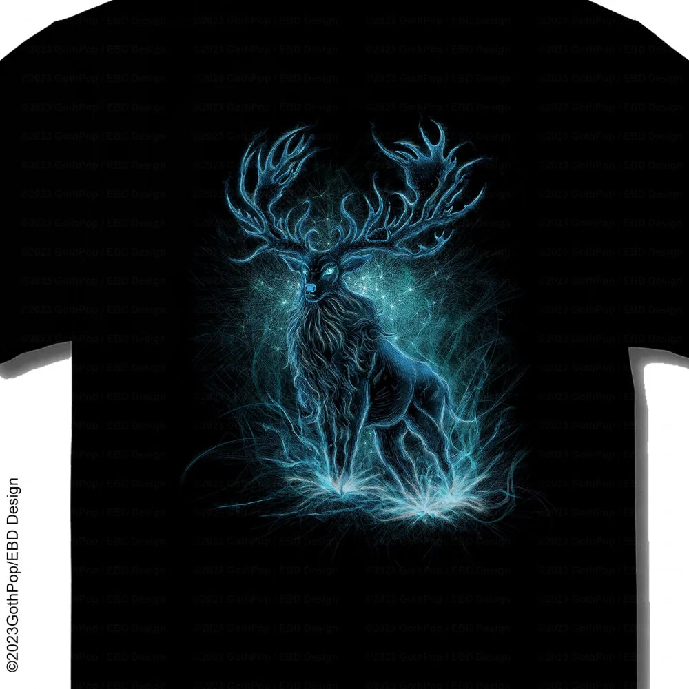 Stag Patronus T Shirt / Potter T-Shirt Wizard Gift