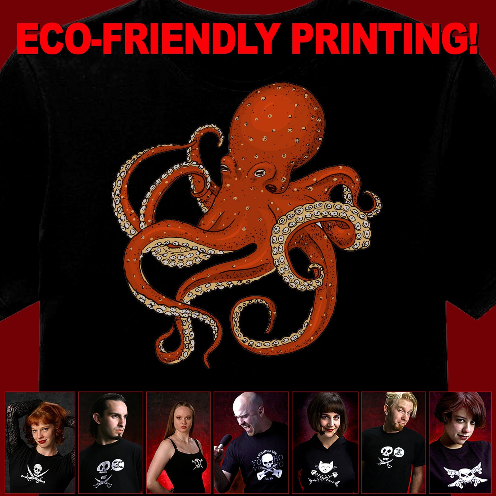 Octopus Shirt, Kraken Shirt, Cephalopod tentacle T-shirt, Octopus Gift, Octopus #5