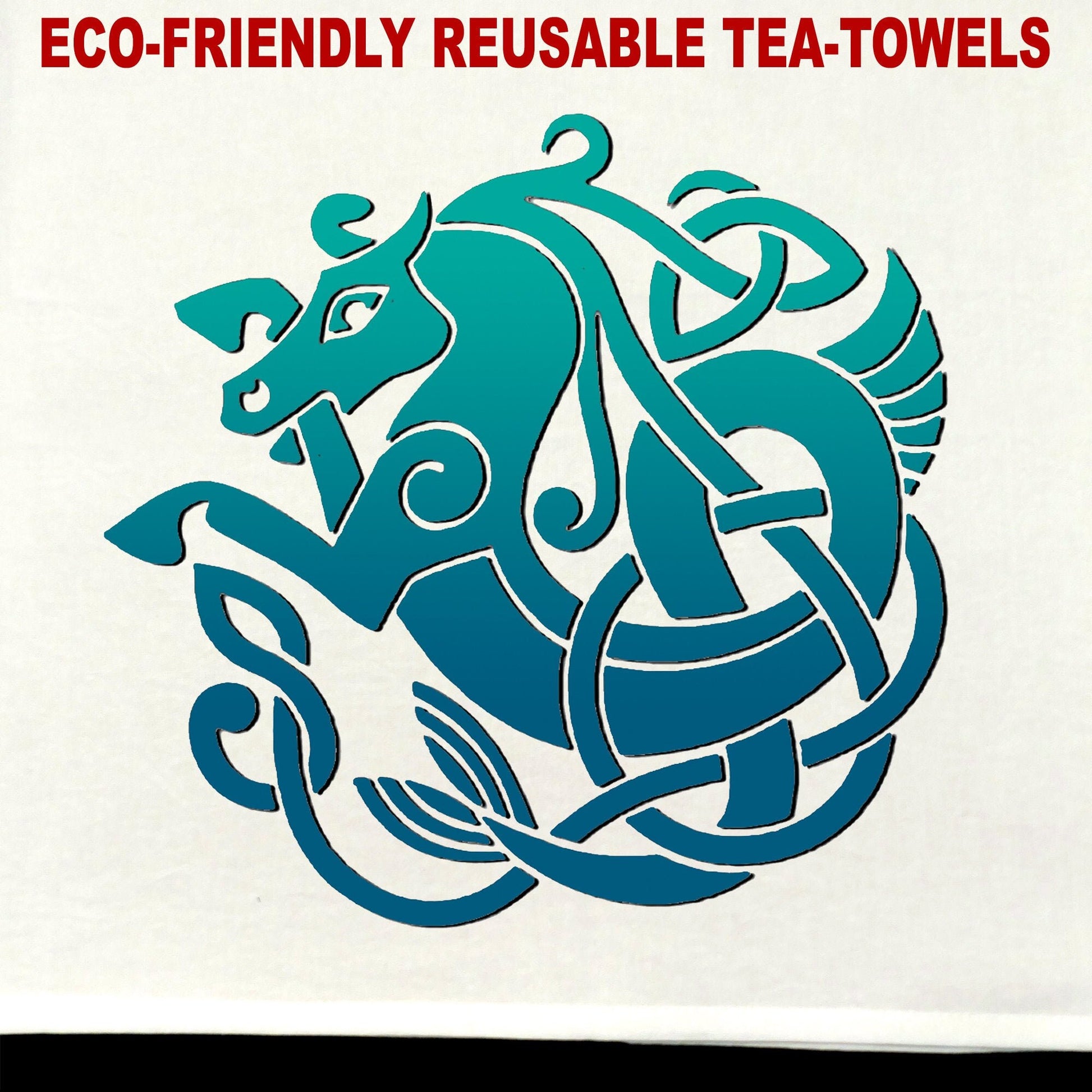 Seahorse Tea Towel / tea towel / dish towel / hand towel / reusable wipe / kitchen gift / kitchen deco