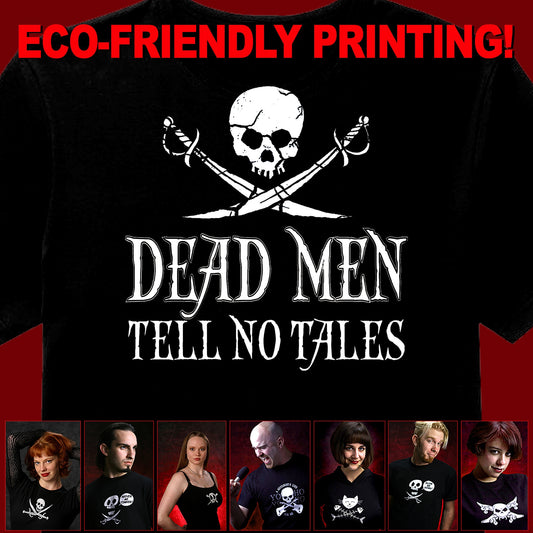 Pirate Shirt, Skull Shirt, Pirate T-shirt, Pirate Gift, Dead Men Tell No Tales