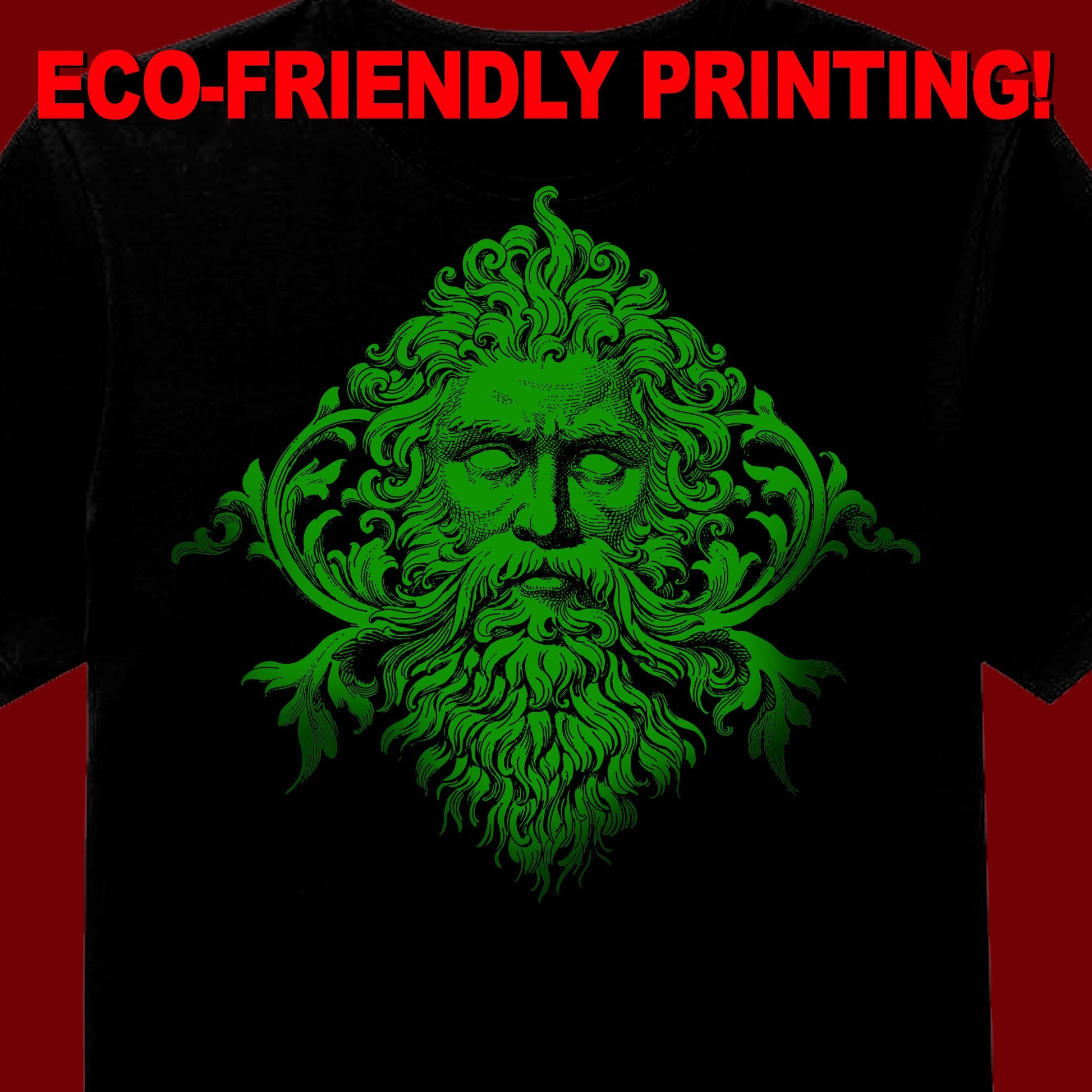 Green Man T Shirt, Green Man  Shirt, Green Man T-shirt, Pan Gift, Pan Green Man