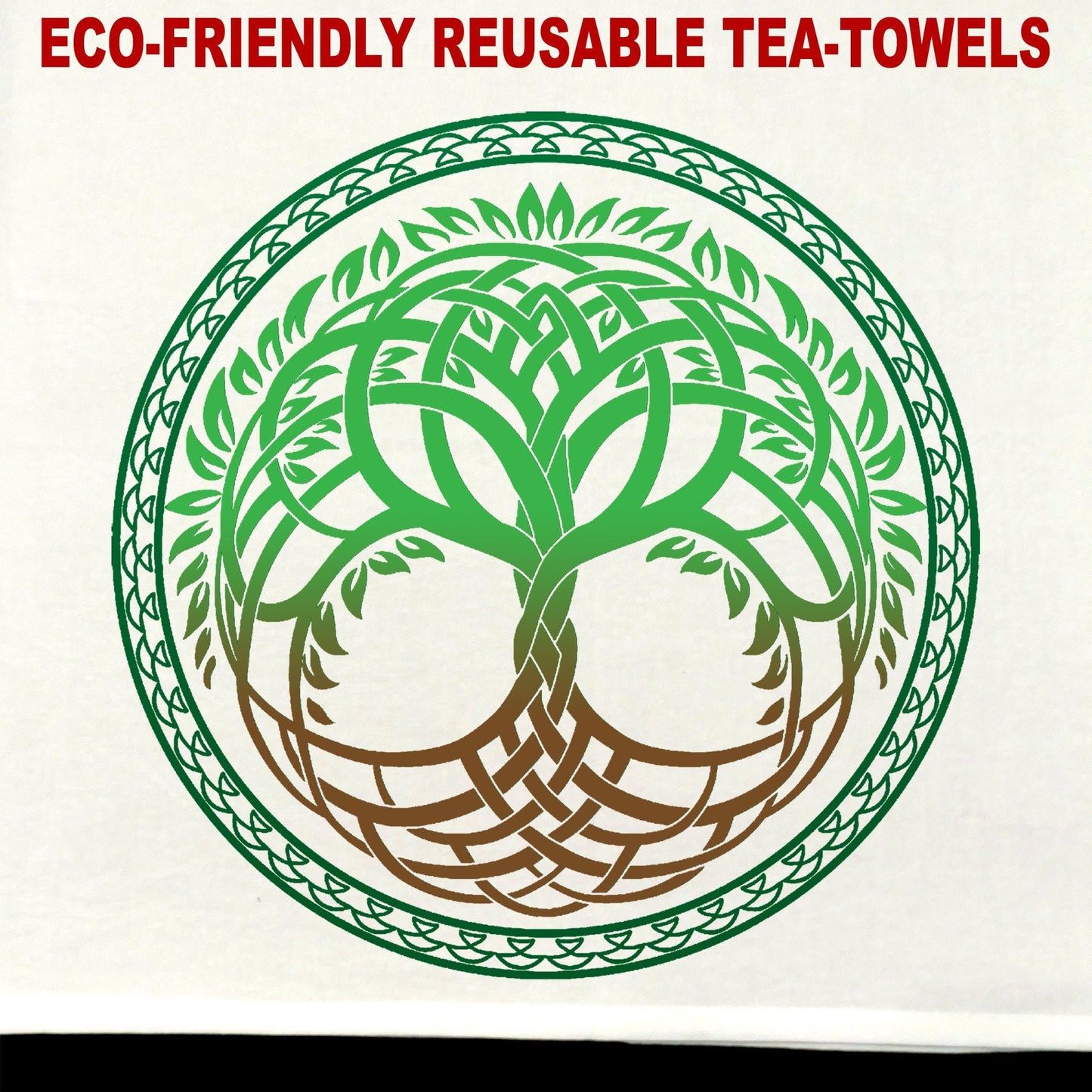 Tree of Life Tea Towel / tea towel / dish towel / hand towel / reusable wipe / kitchen gift / kitchen deco