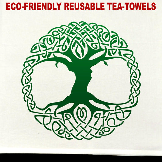 Tree of Life #2 Tea Towel / tea towel / dish towel / hand towel / reusable wipe / kitchen gift / kitchen deco