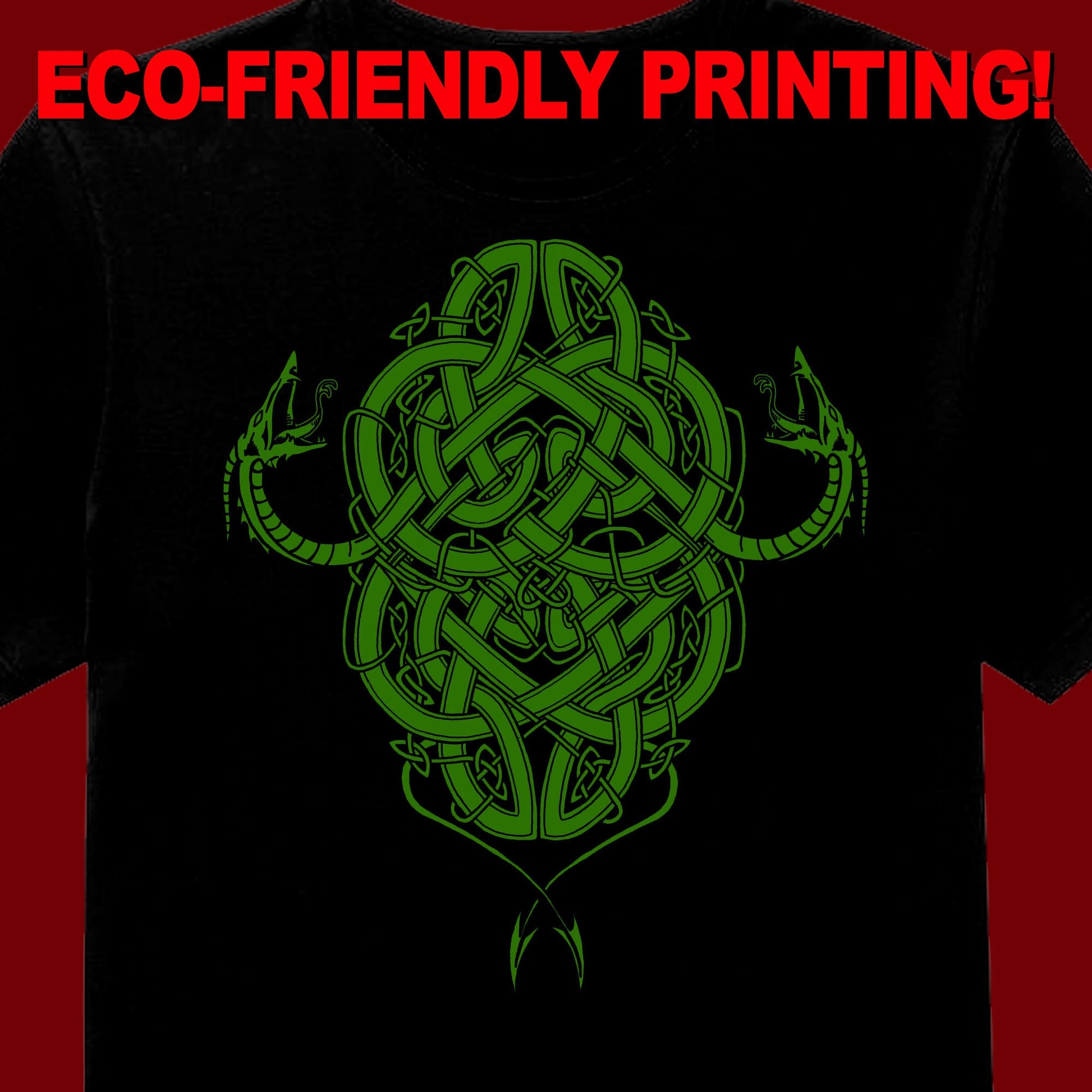 Celtic Knotwork Dragon #1 Shirt, Celtic Knotwork Dragon  Shirt, Celtic T-shirt, Celtic Gift, Celtic Dragon