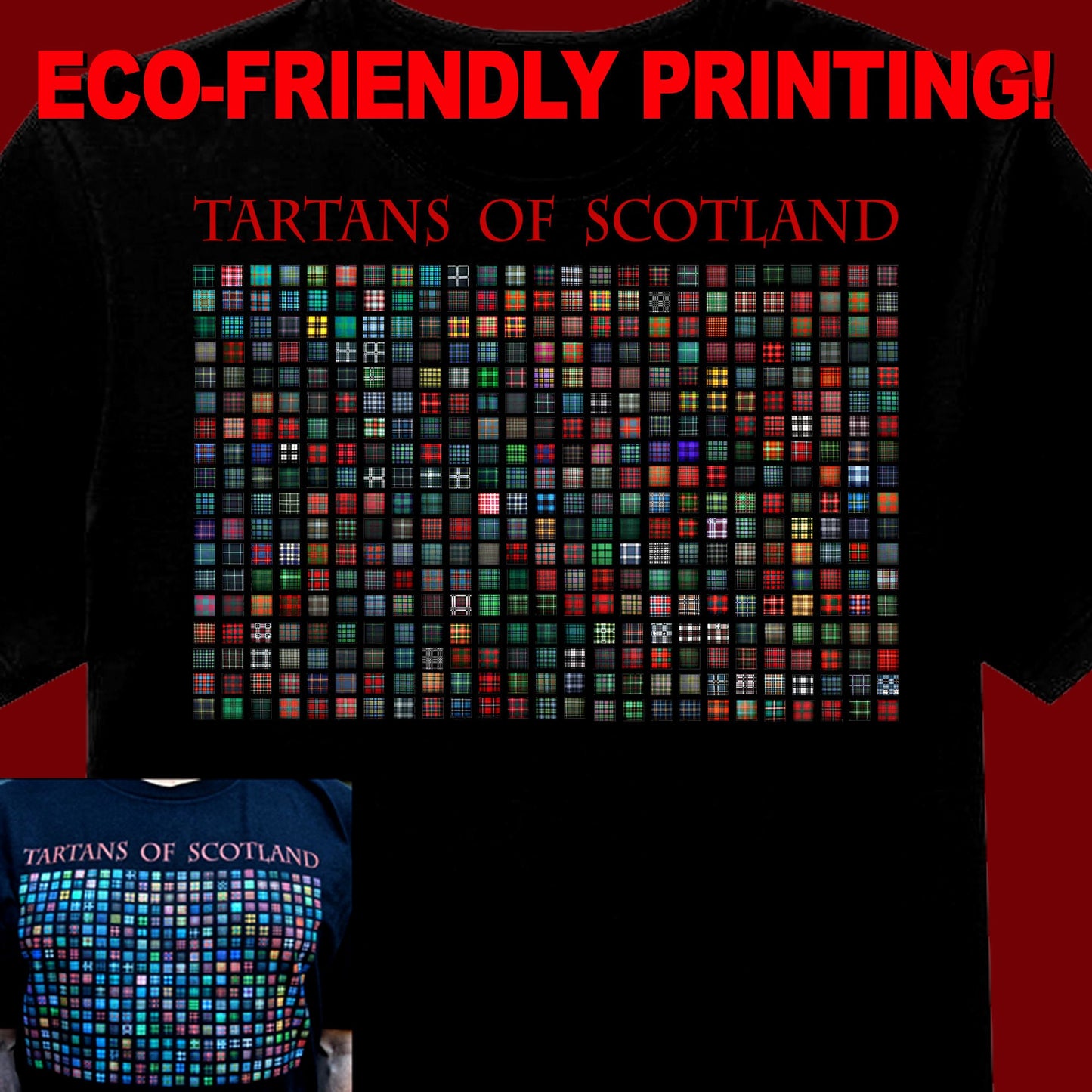 Tartans of Scotland Shirt, Tartan Shirt, Scotland T-shirt, Scottish Gift, Tartan
