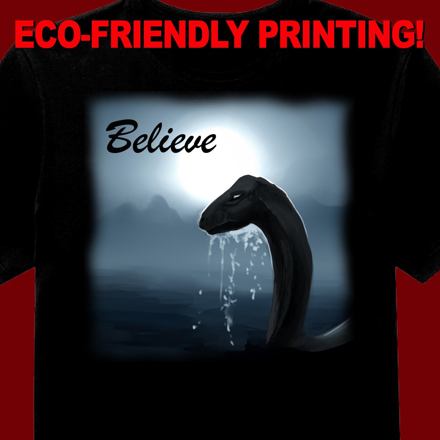 Believe Loch Ness T-Shirt, Nessie  tee, Celtic T-shirt, Celtic Gift, LochNess