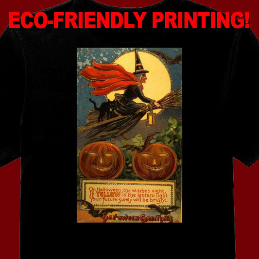 Vintage Halloween Postcard T-Shirt #9 / Halloween Tee / Gothic Vintage gift