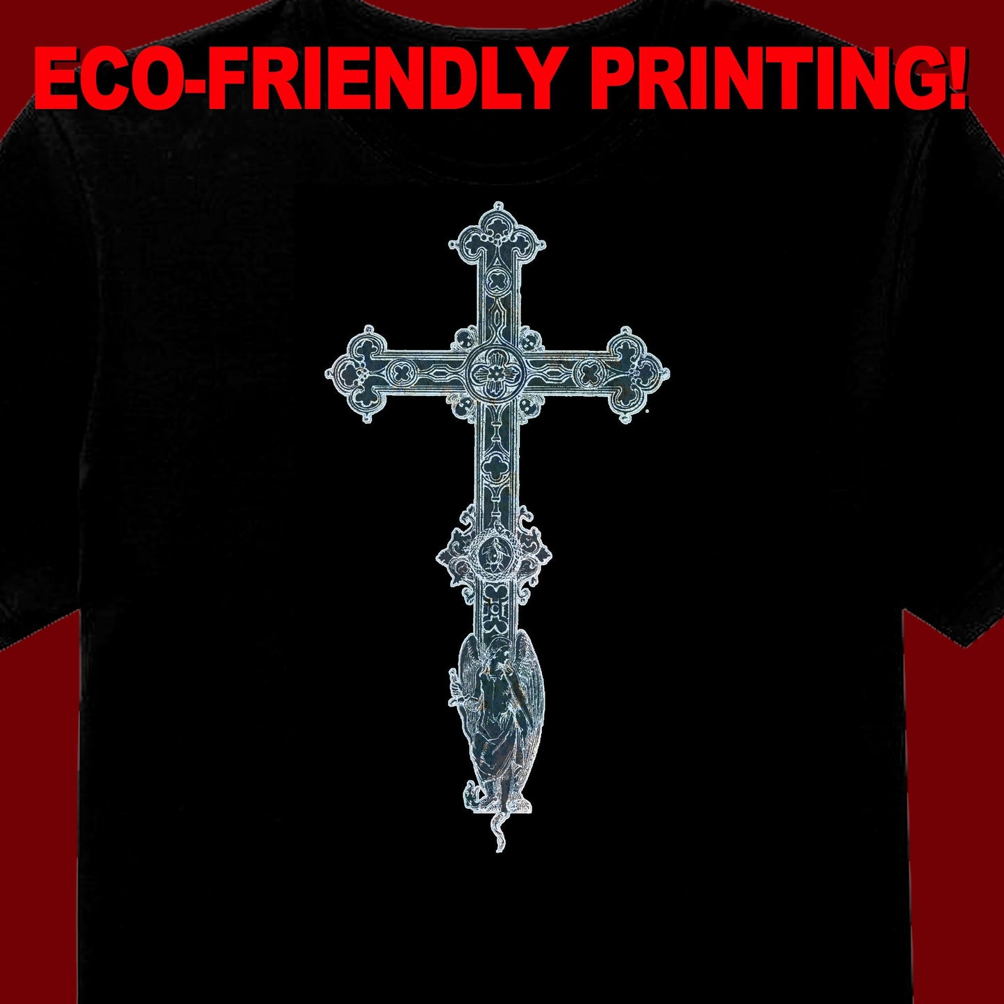 Gothic Cross #1 t-shirt, Gothic tee, Goth shirt, Gothic gift