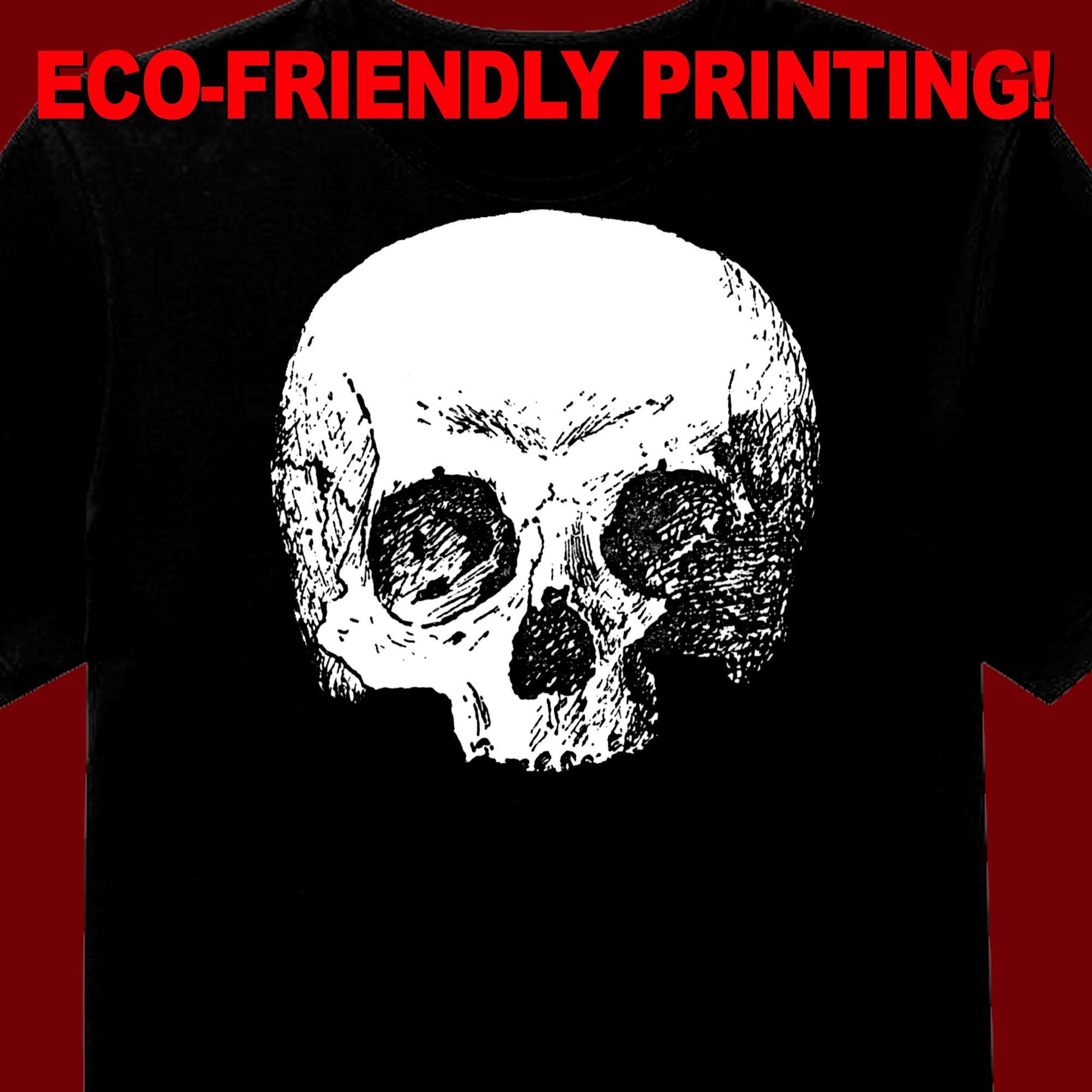 Archaic Skull T-Shirt, Gothic tee, Goth shirt, Skull gift