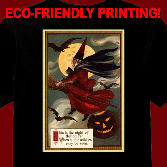 Vintage Halloween Postcard T-Shirt #1 / Halloween Tee / Gothic Vintage gift