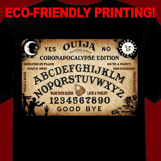 CoronApocalypse Ouija T-Shirt/ Ouija Corona Tee / Ouija Board gift