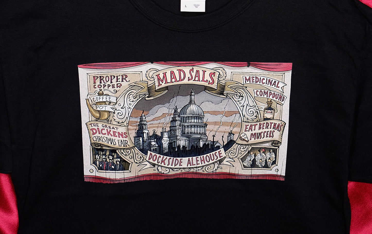 Mad Sals T-Shirt/ Dickens At Home Souvenir Merchandise / Dickens Christmas Fair