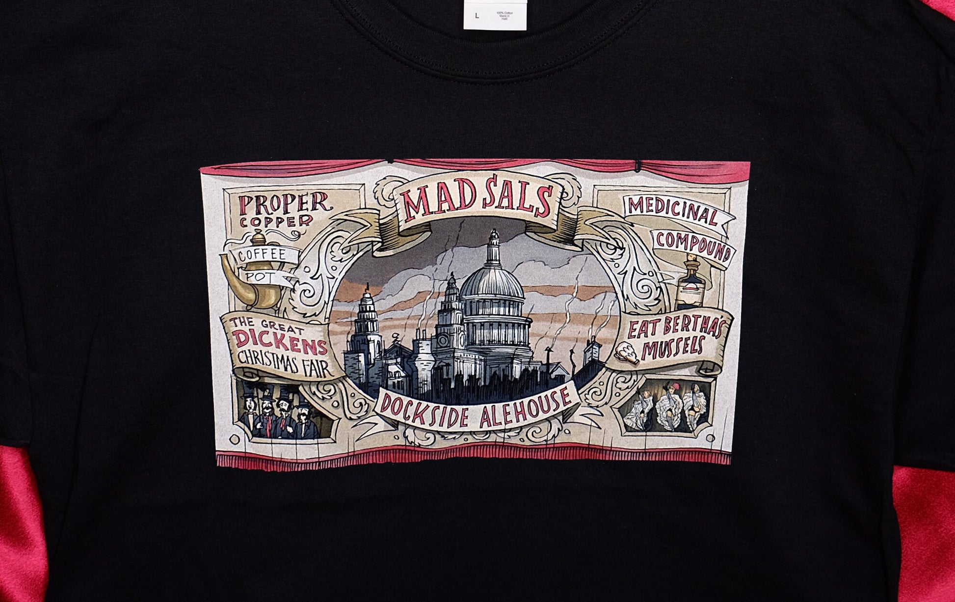 Mad Sals T-Shirt/ Dickens At Home Souvenir Merchandise / Dickens Christmas Fair