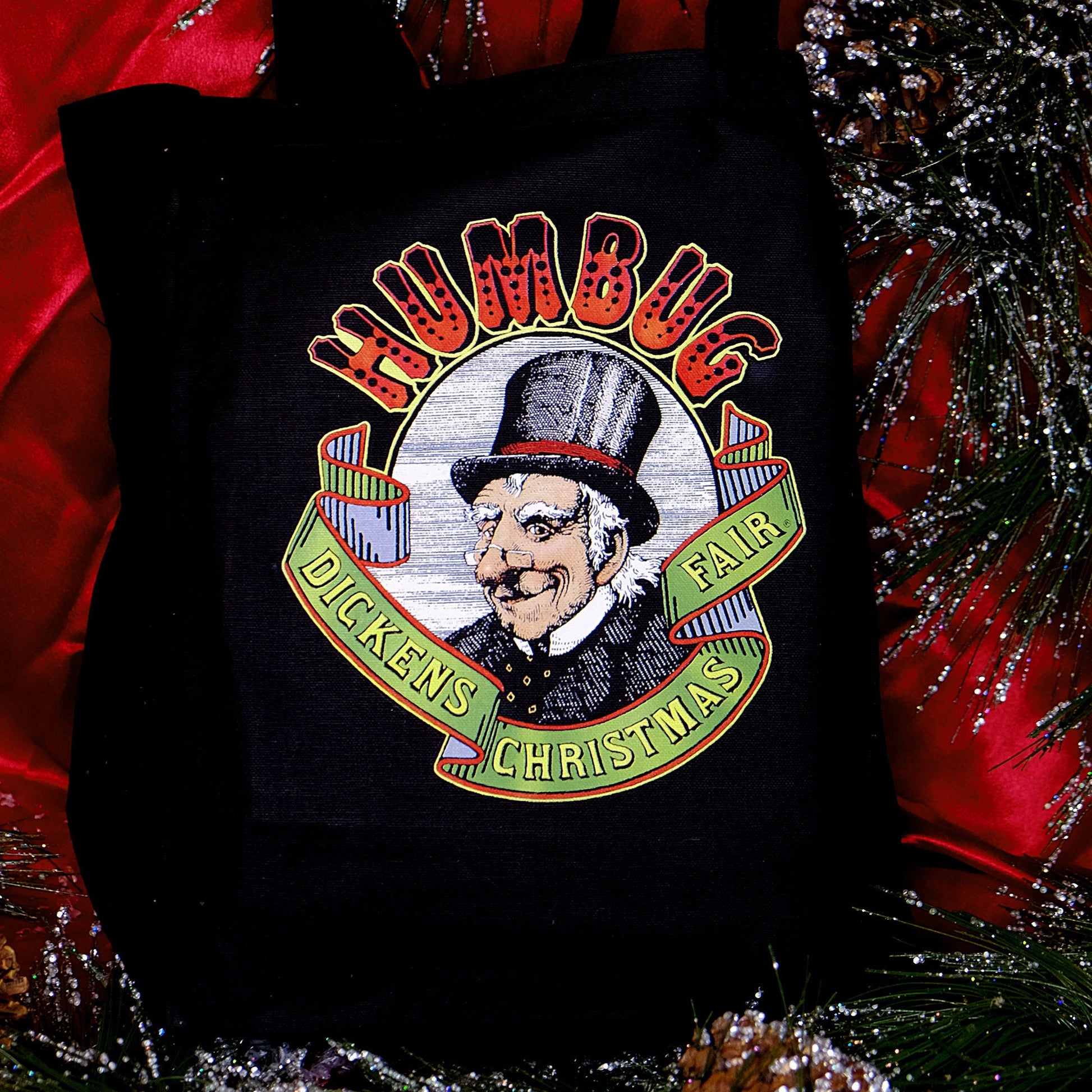 Humbug Book Tote / Dickens At Home Souvenir Merchandise / Dickens Christmas Fair
