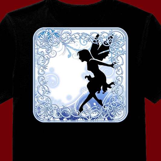 Frost Fairy T SHIRT /Seasonal Fairies tee /Snowflake Fairy T Shirt  / fairy t-shirt / Christmas fairy gift