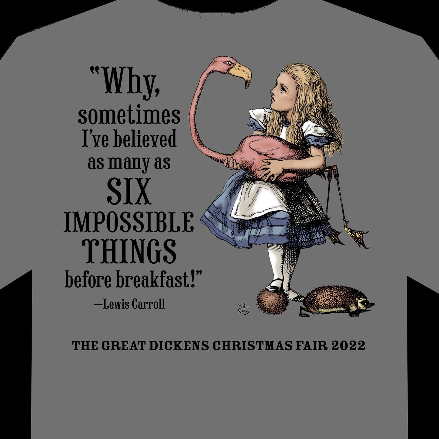 Alice in Wonderland - Six Impossible Things/ Dickens At Home Souvenir Merchandise / Dickens Christmas Fair