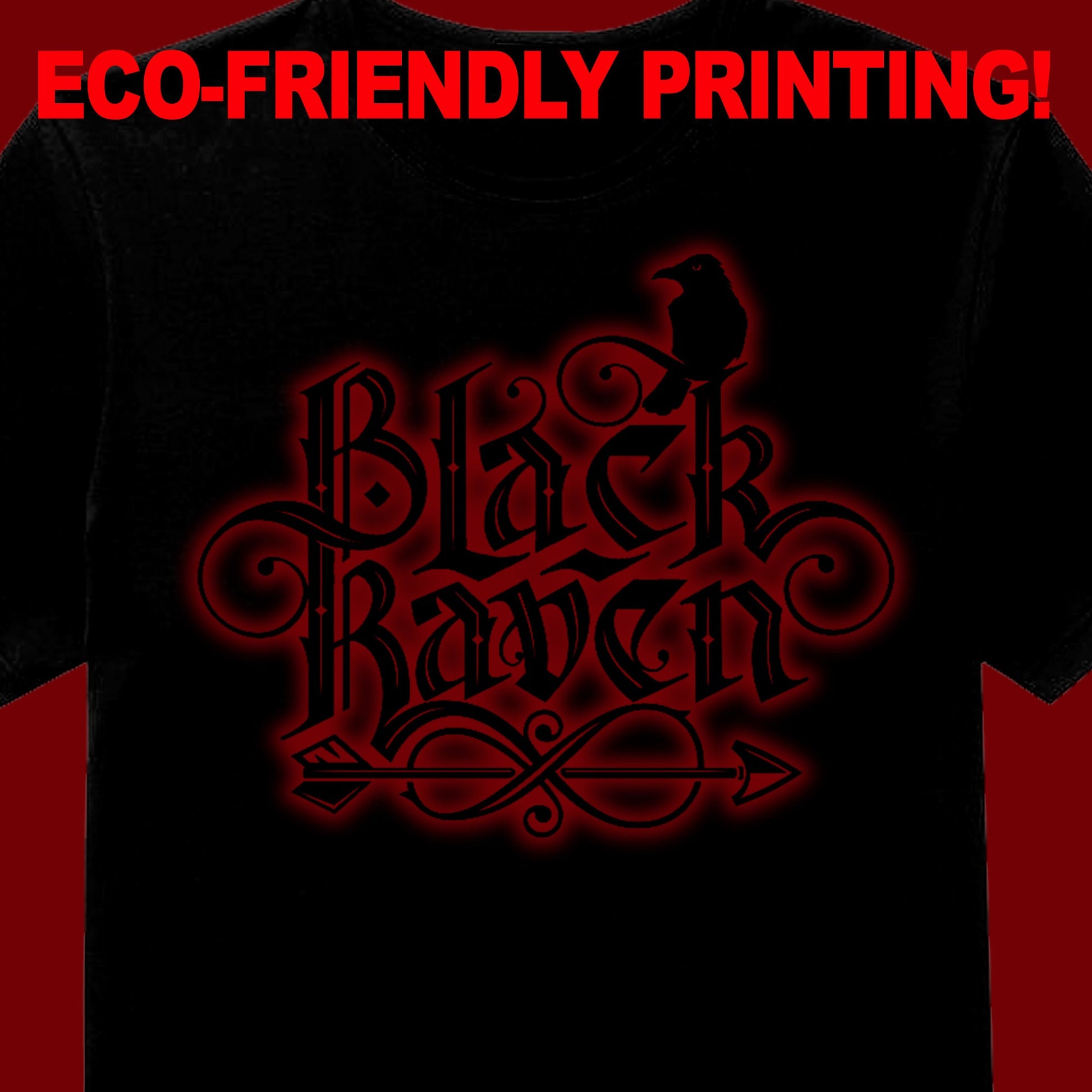 Black Raven, Gothic tee, Goth shirt, Raven Gift